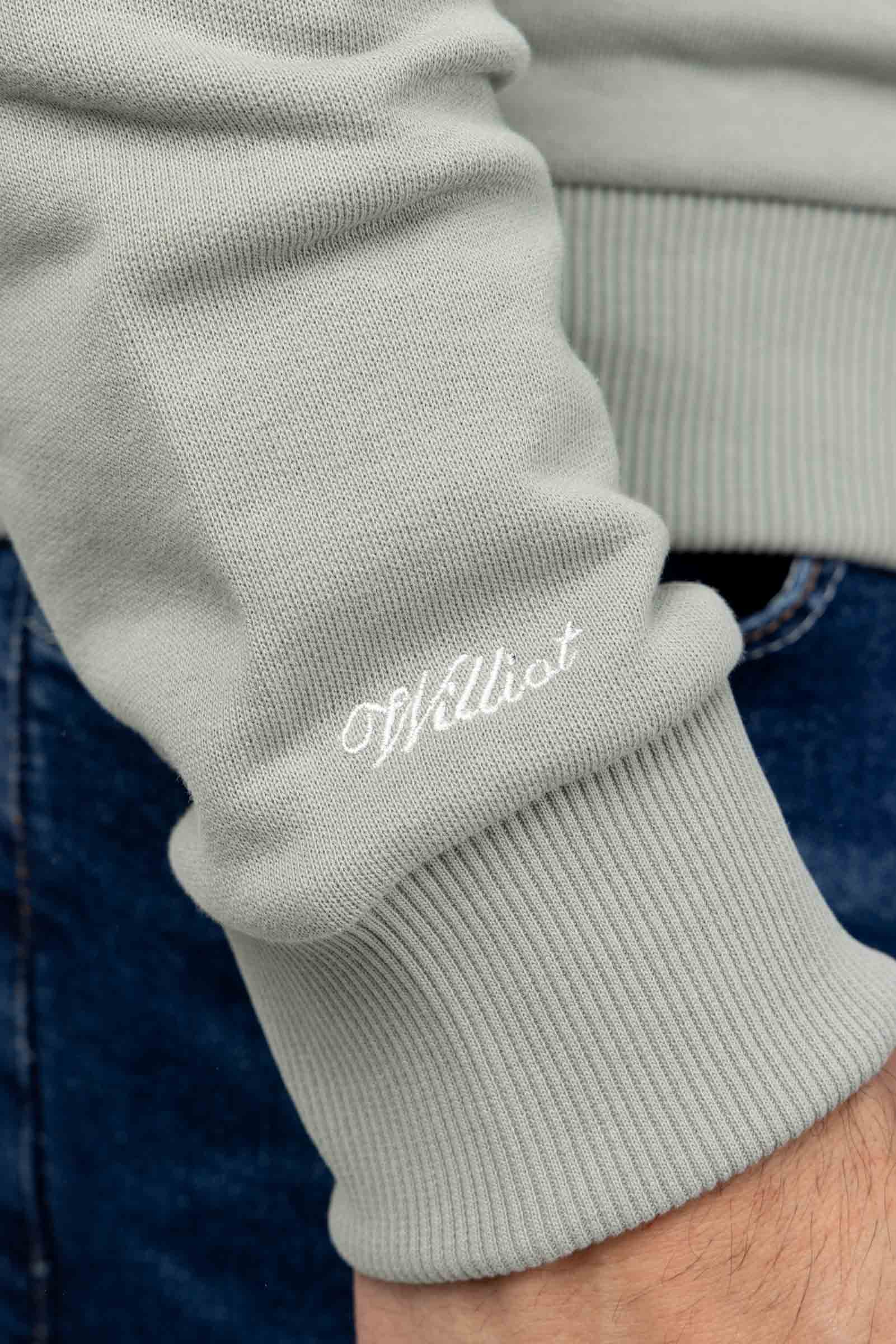 Sudadera Étnica Bordada Verde Khaki