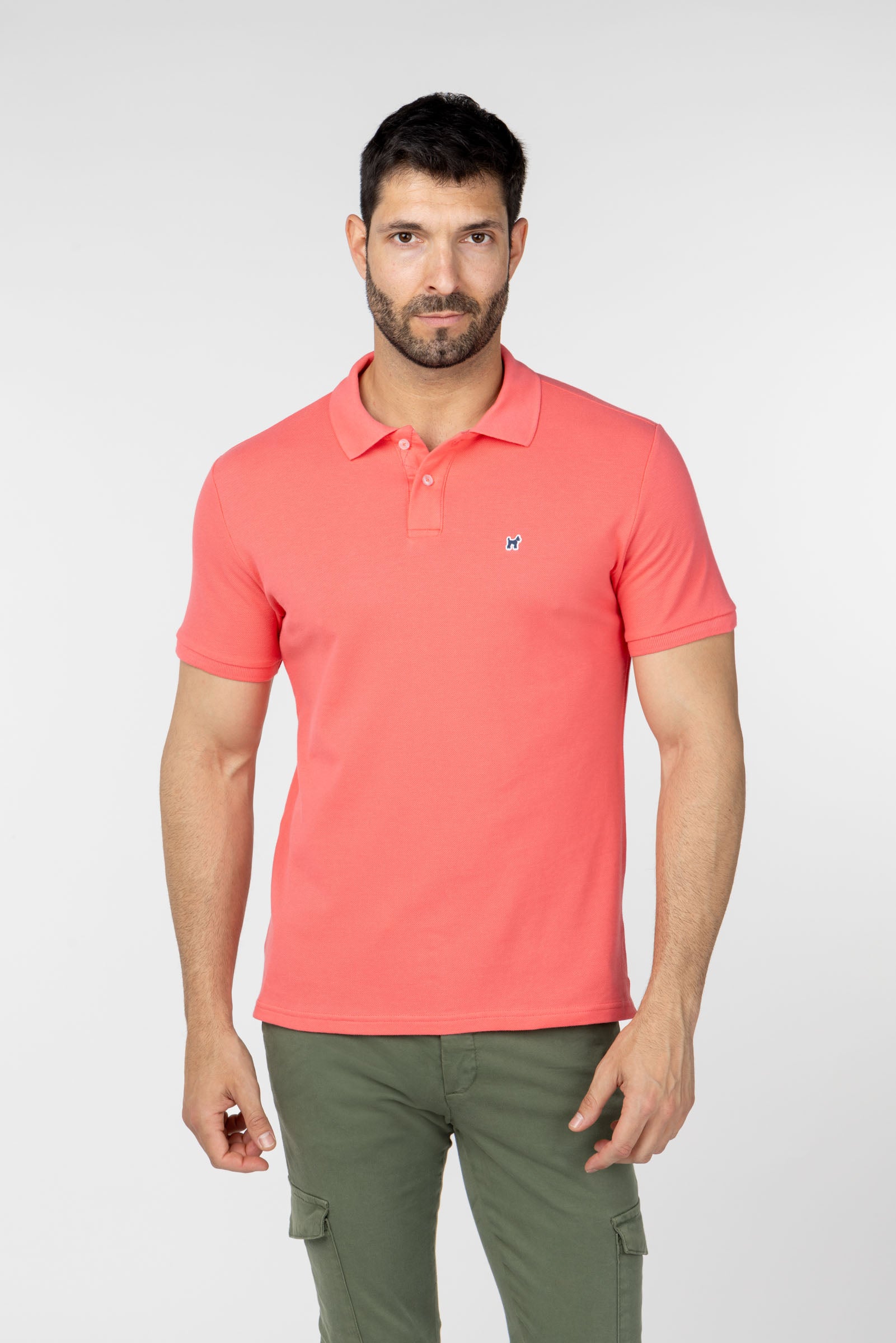 Polo Liso Coral