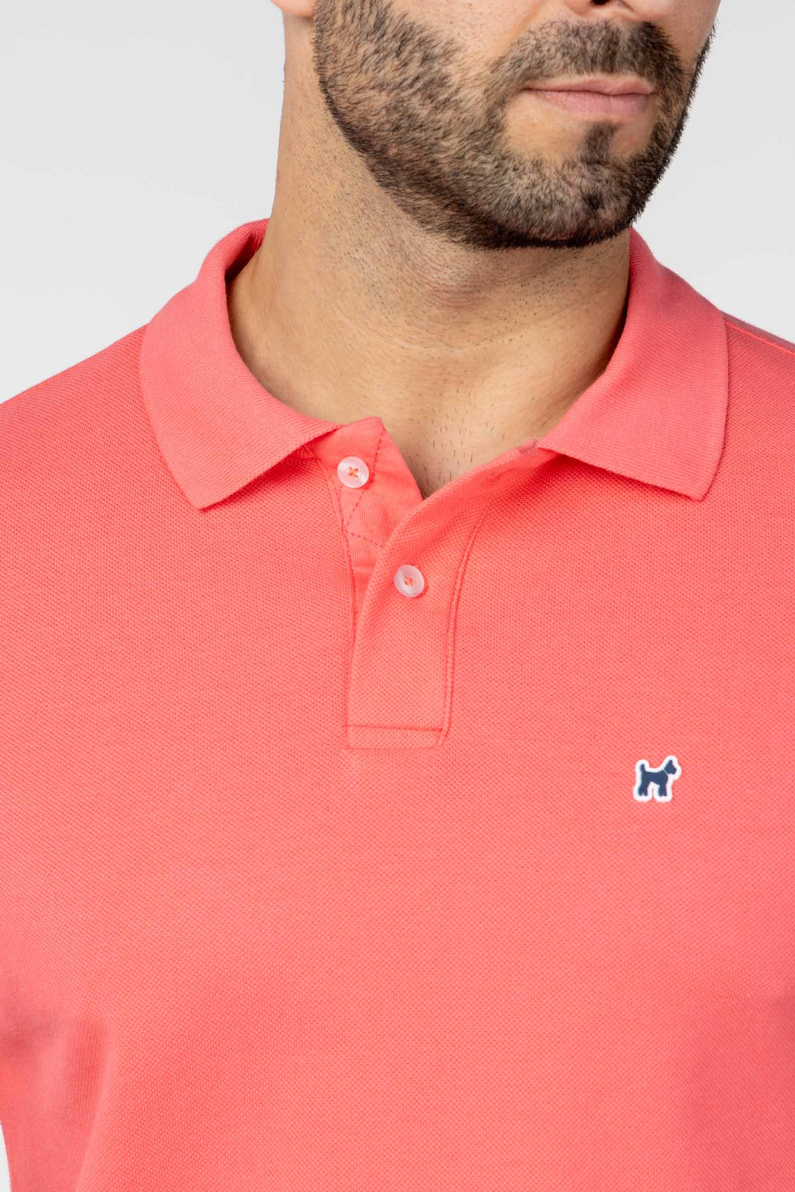 Polo Liso Coral