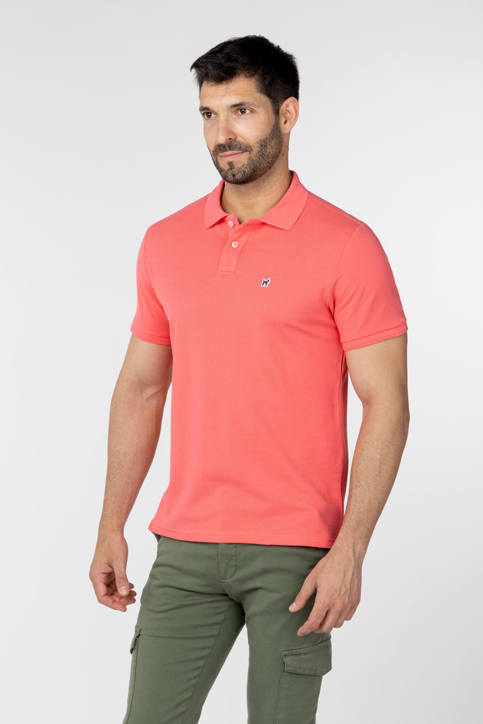 Polo Liso Coral