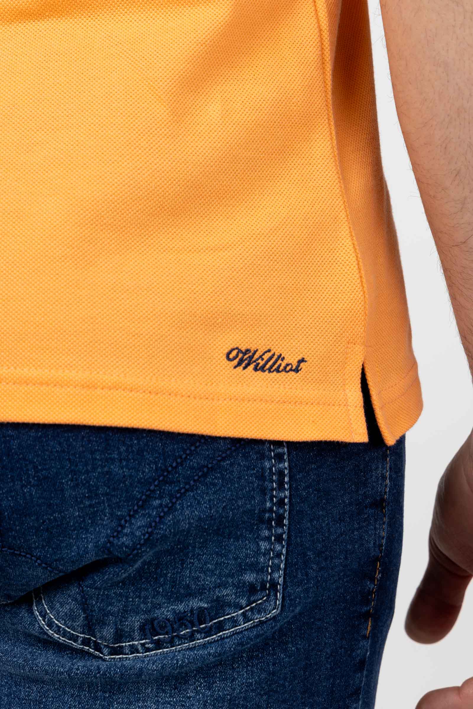 Polo Liso Naranja