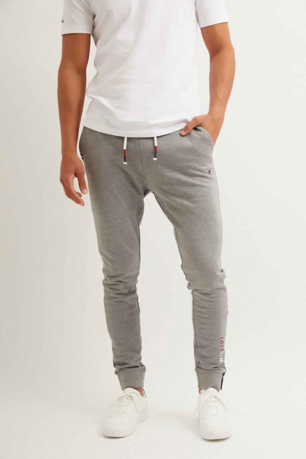 Jogger Felpa Gris Melange