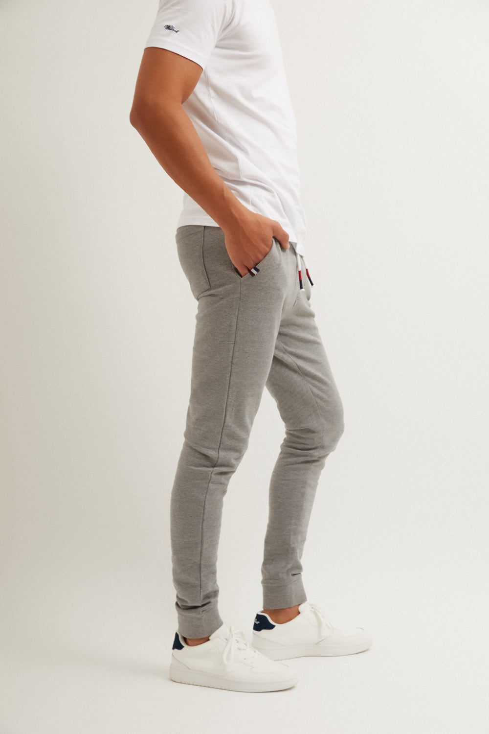 Jogger Felpa Gris Melange