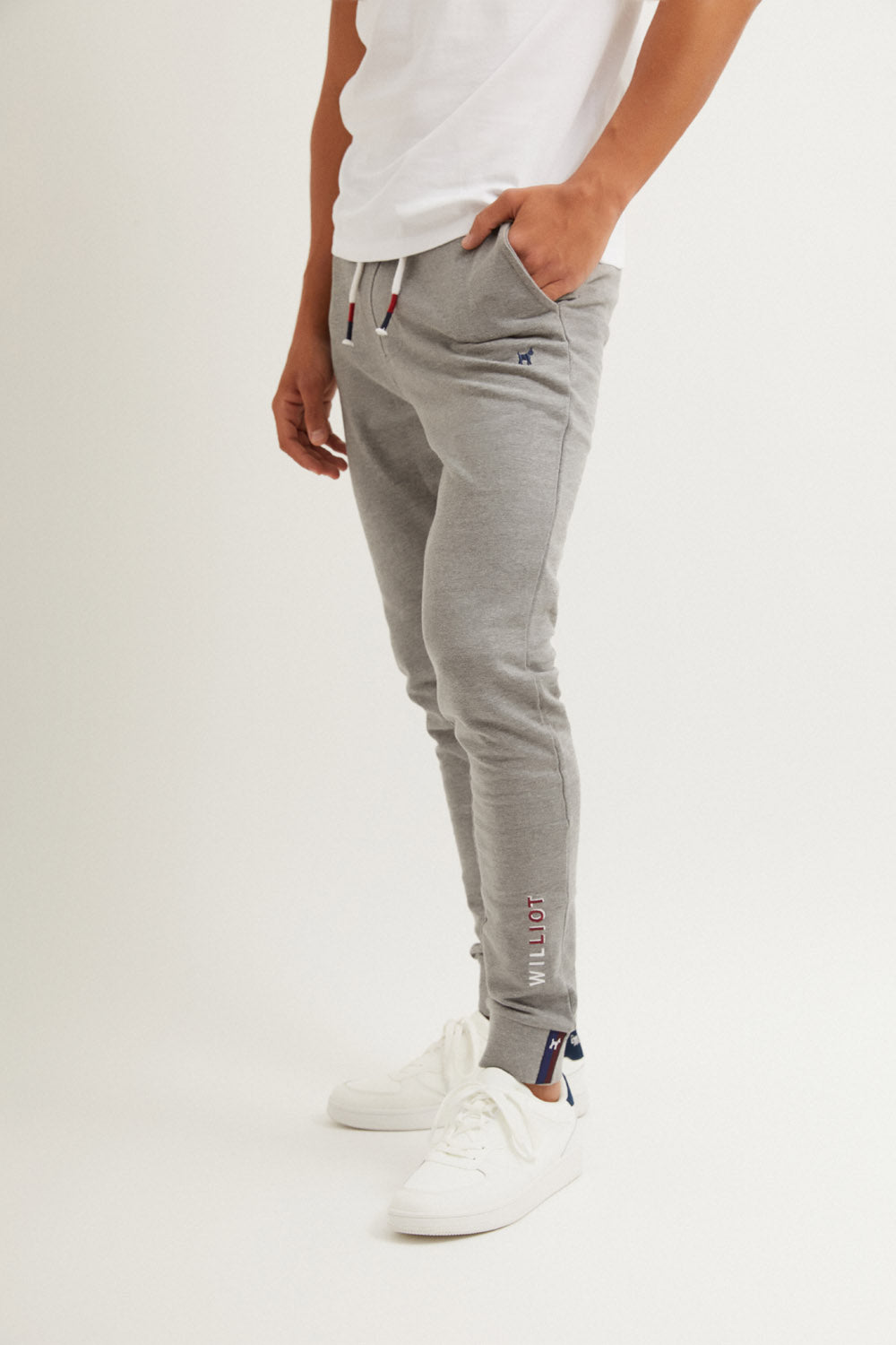 Jogger Felpa Gris Melange