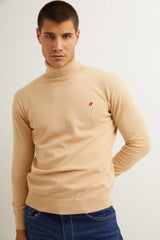 Jersey Cuello Alto Crema