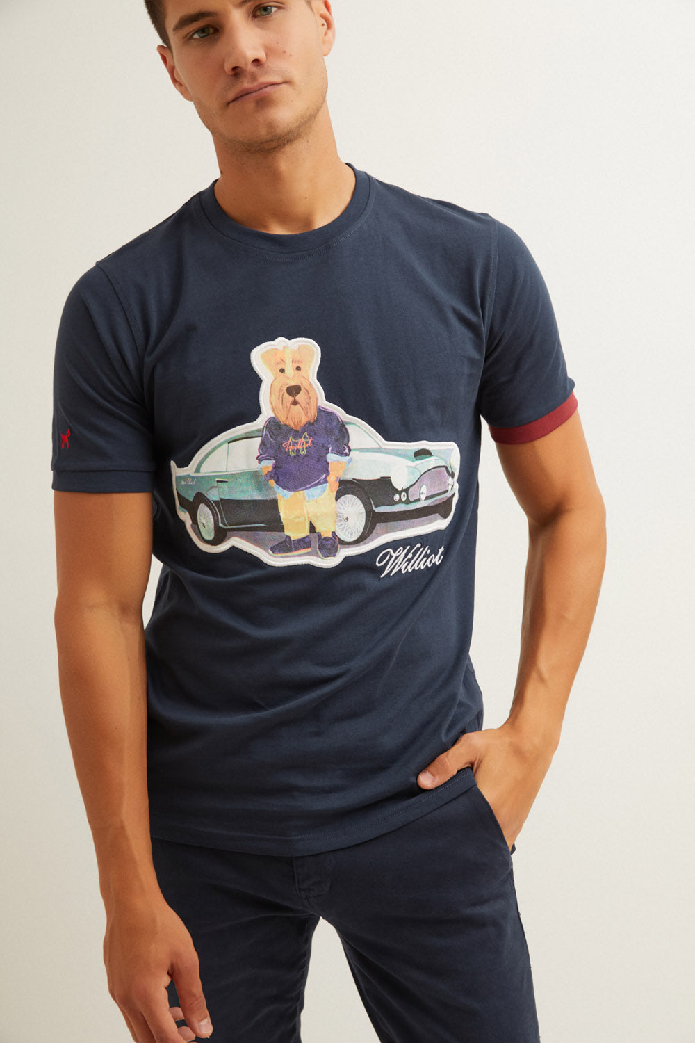 Camiseta Mr. Williot Marino
