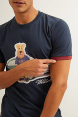 Camiseta Mr. Williot Marino