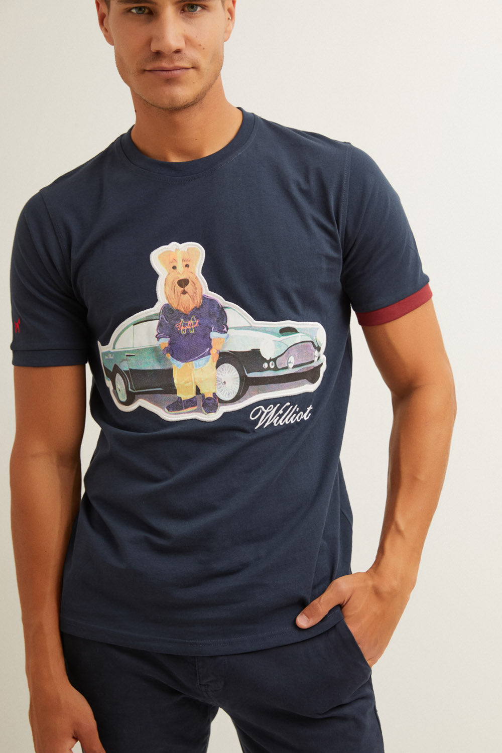 Camiseta Mr. Williot Marino