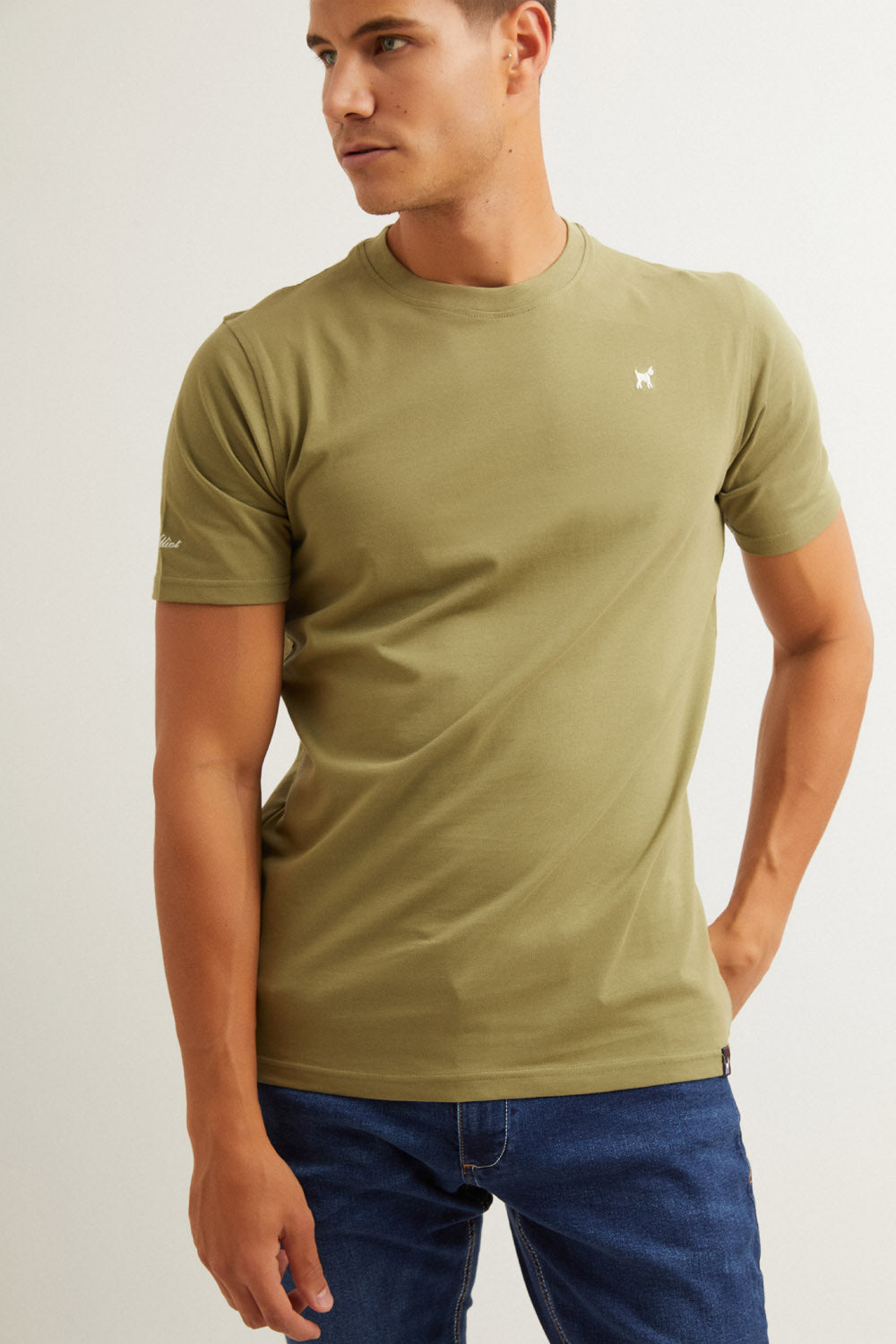 Camiseta Básica Khaki