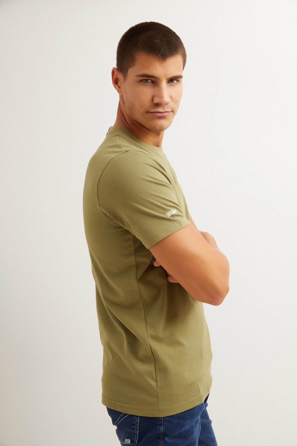 Camiseta Básica Khaki