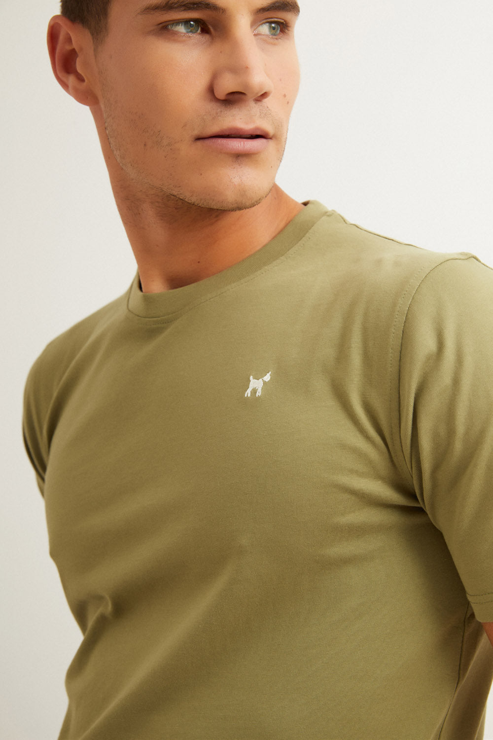 Camiseta Básica Khaki