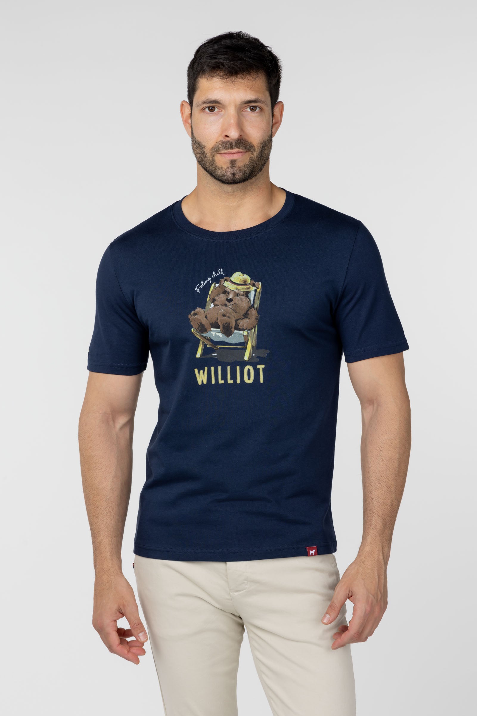 Camiseta Mr Williot Chill Marino