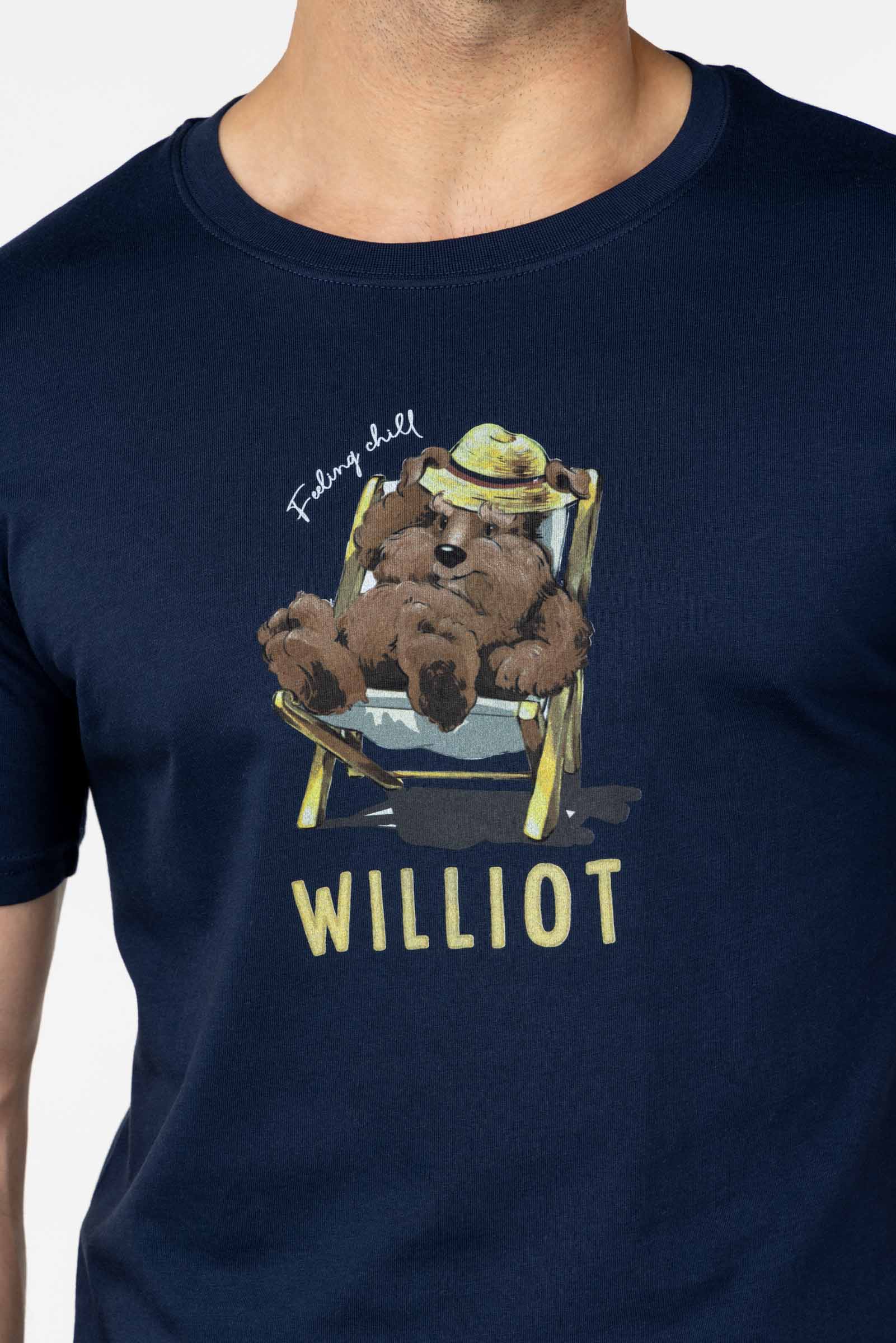 Camiseta Mr Williot Chill Marino