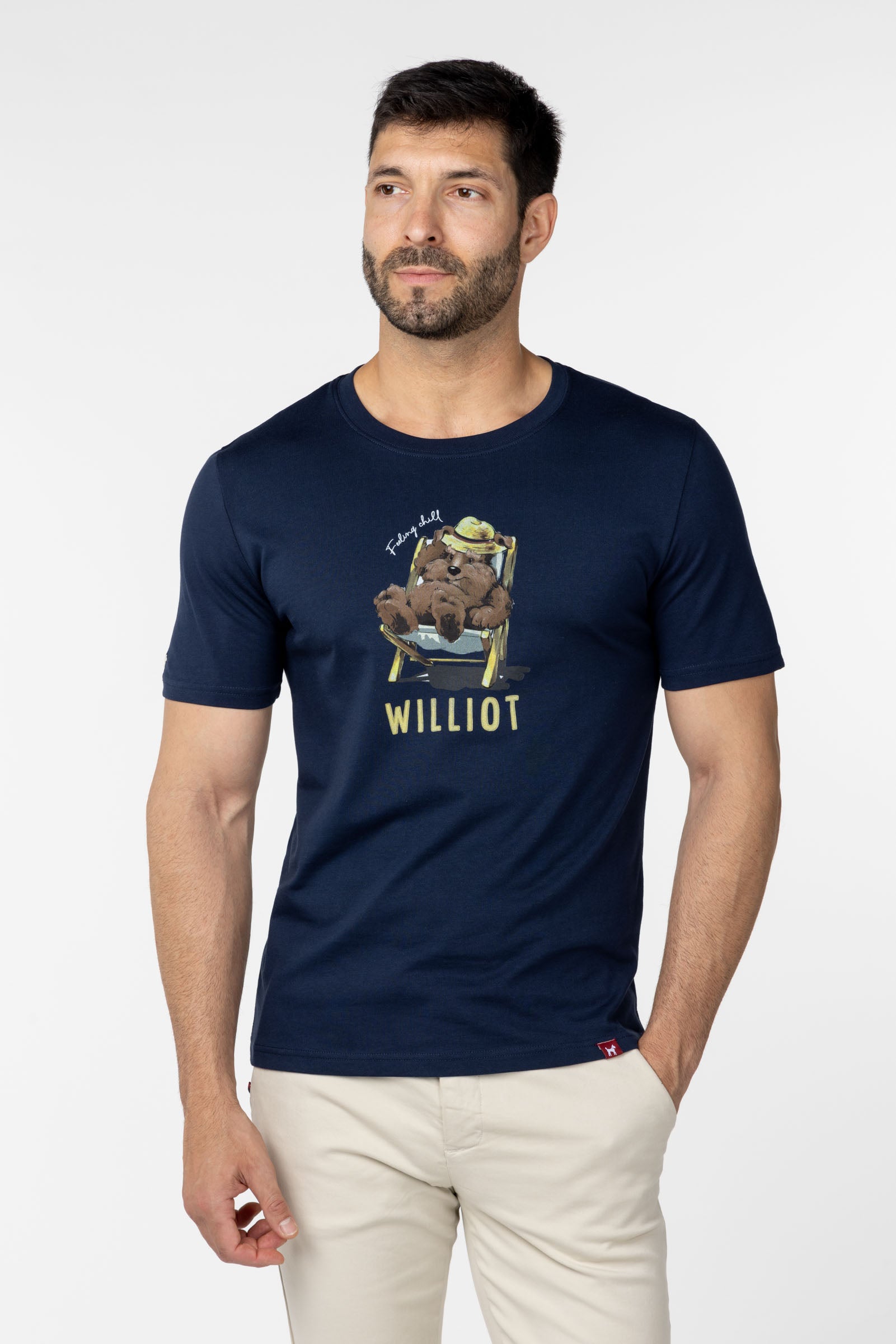 Camiseta Mr Williot Chill Marino