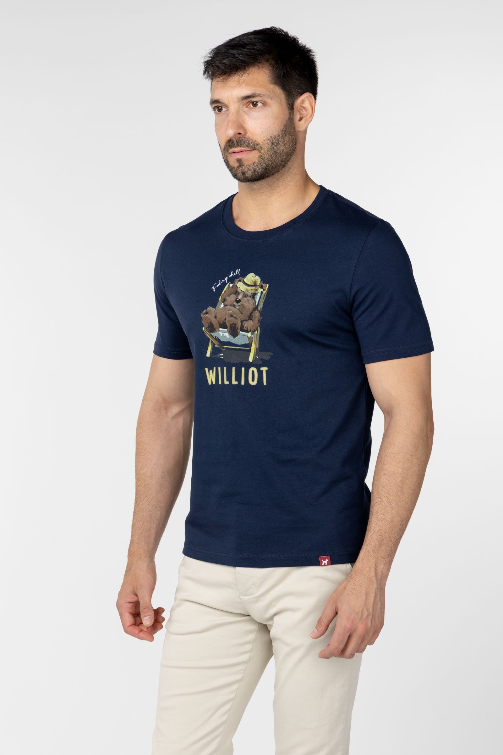 Camiseta Mr Williot Chill Marino