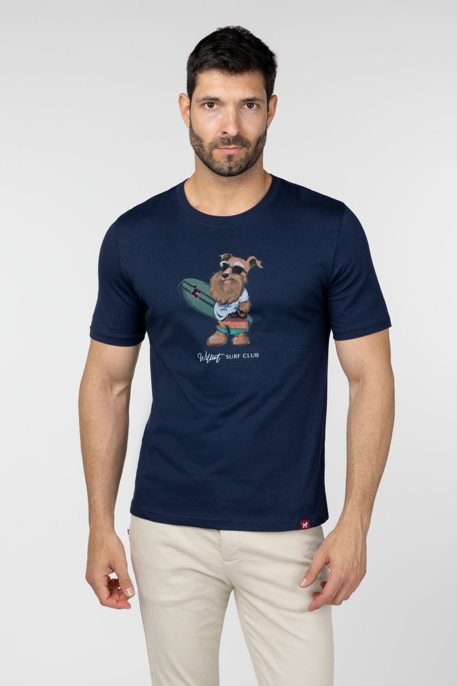 Camiseta Mr Williot Surf Marino