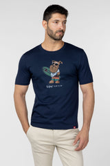 Camiseta Mr Williot Surf Marino