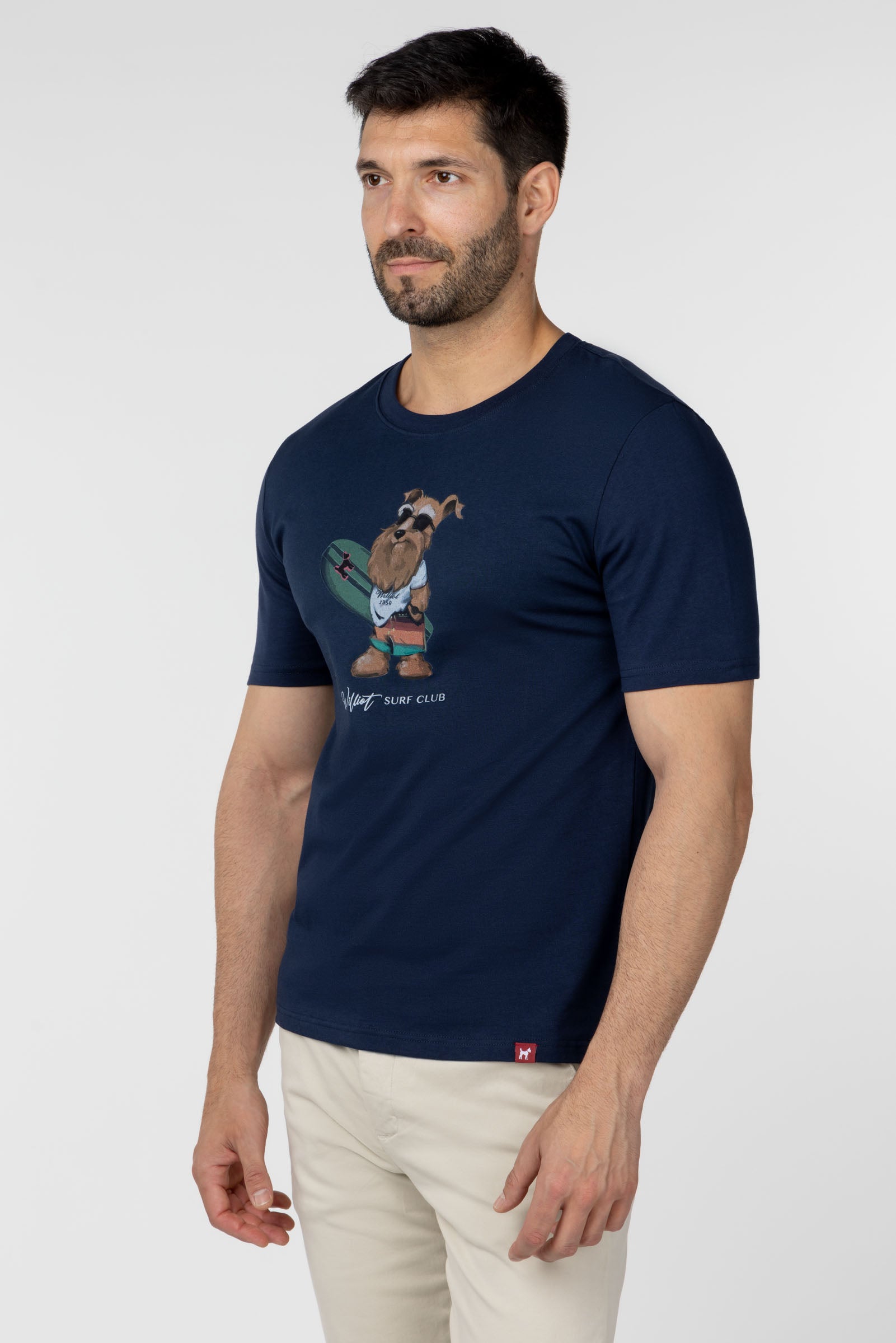 Camiseta Mr Williot Surf Marino