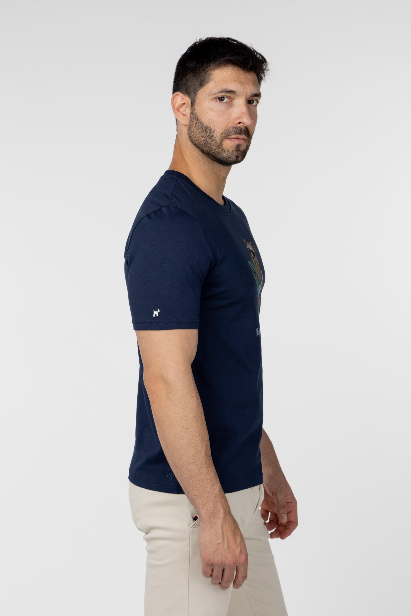 Camiseta Mr Williot Surf Marino