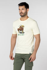Camiseta Mr Williot Chill Amarillo Pastel