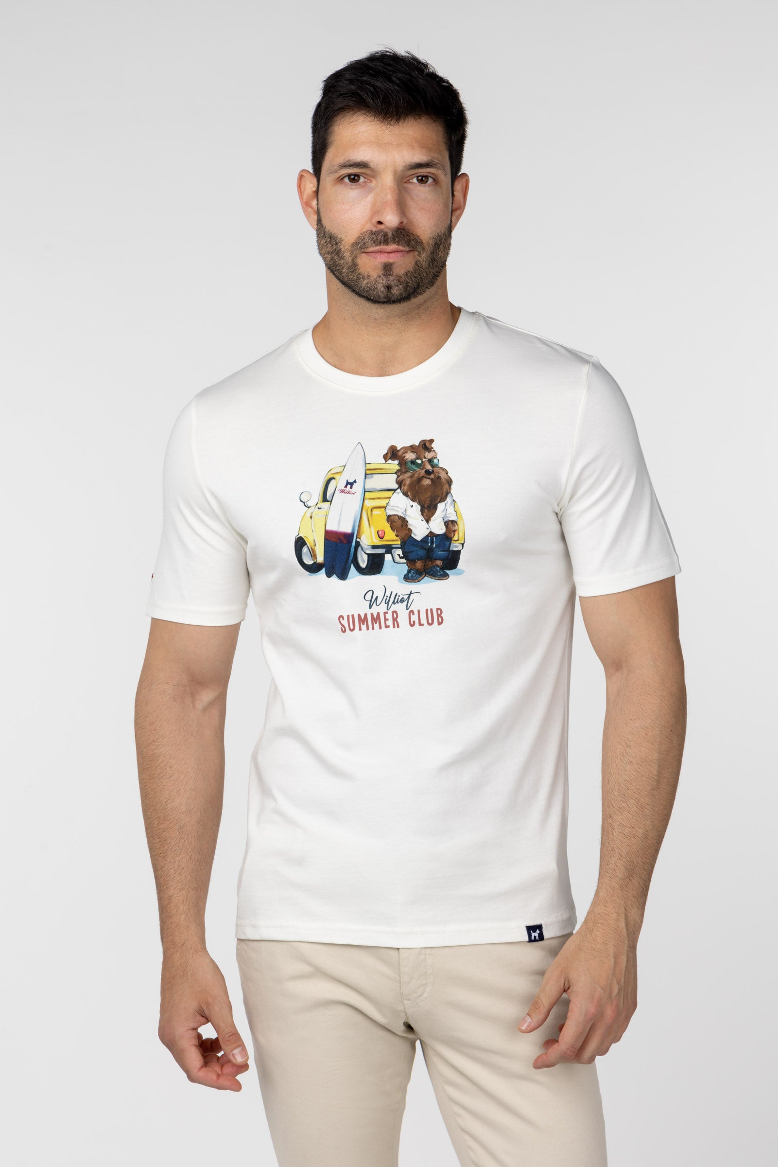Camiseta Mr Williot Furgo Blanca