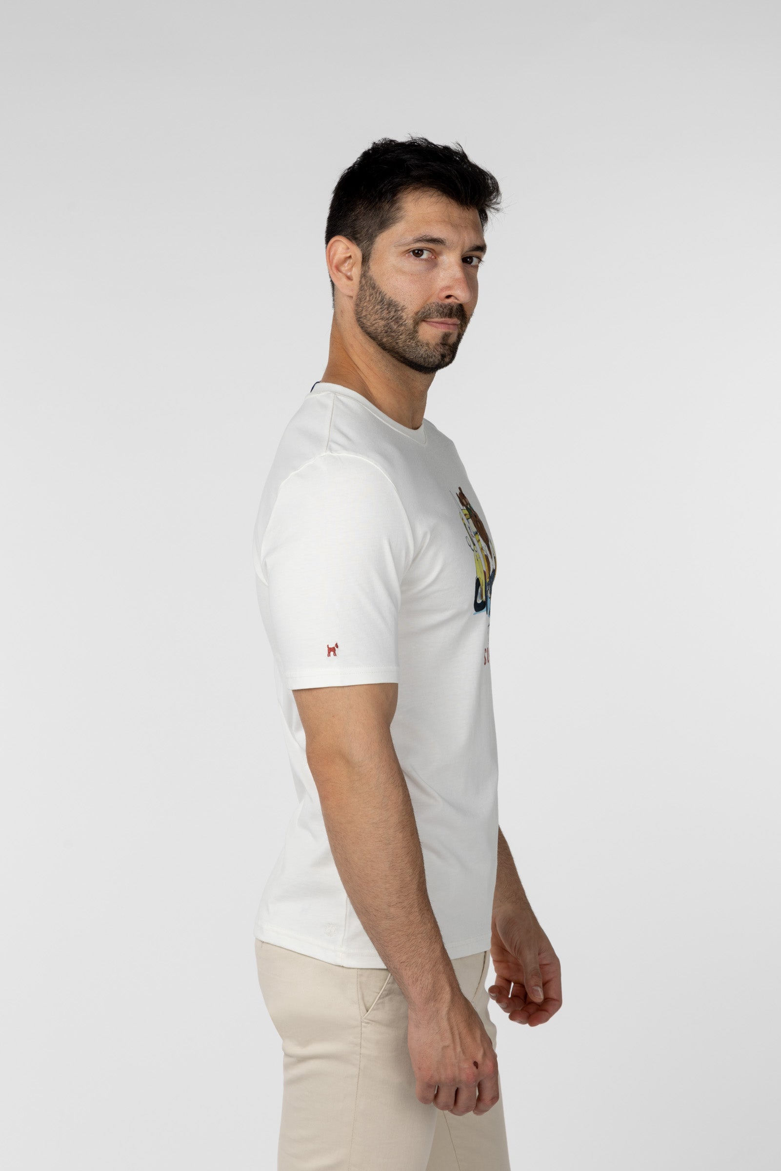 Camiseta Mr Williot Furgo Blanca