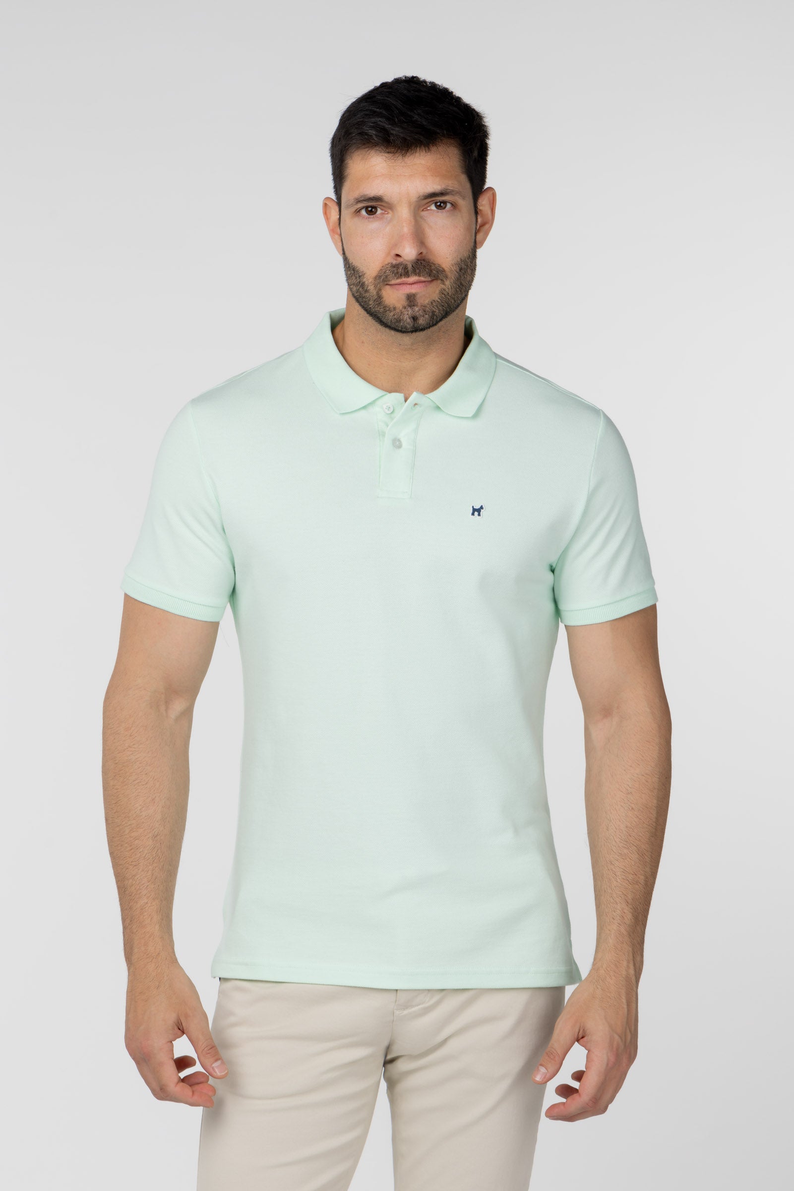 Polo Liso Verde Agua