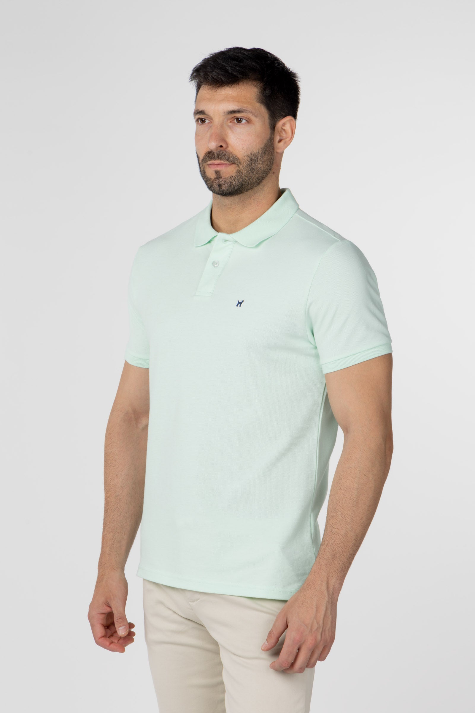 Polo Liso Verde Agua