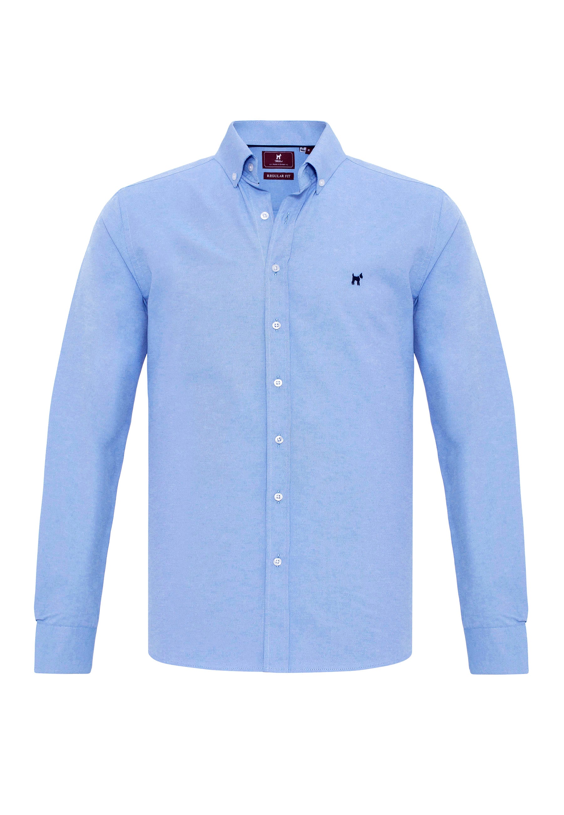 Pack 2 Camisas Oxford Slim Blanco y Celeste