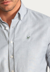 Pack 2 Camisas Oxford Slim Verde y Blanco