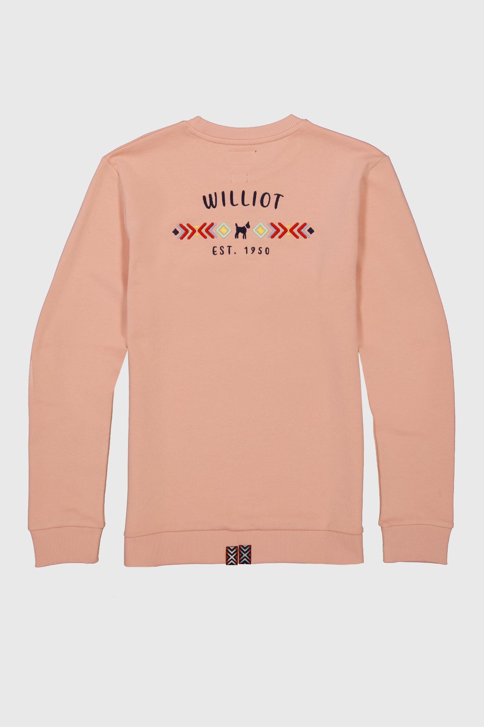 Sudadera Étnica Bordada Coral