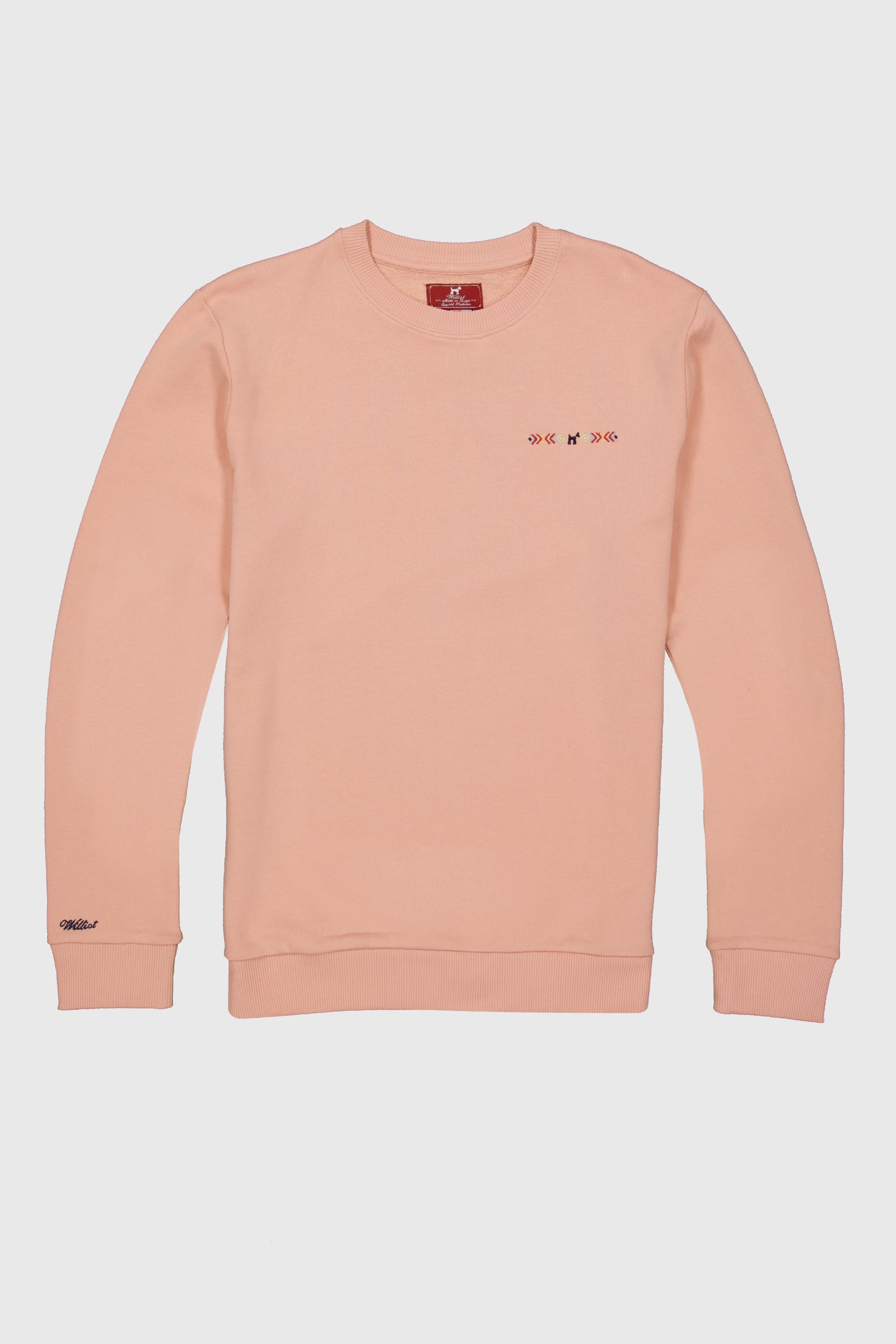 Sudadera Étnica Bordada Coral