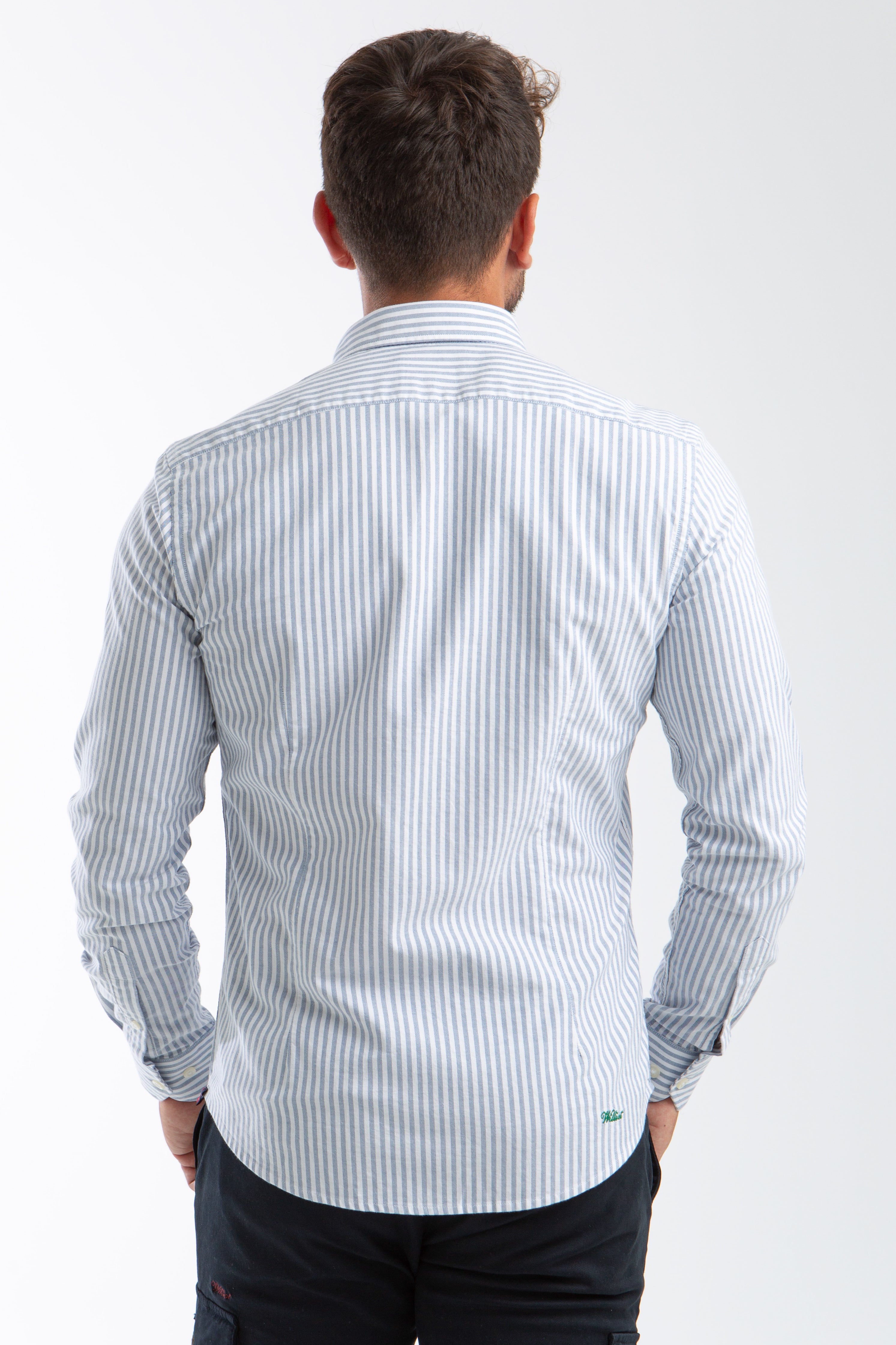 Camisa Raya Oxford Marino Slim Fit