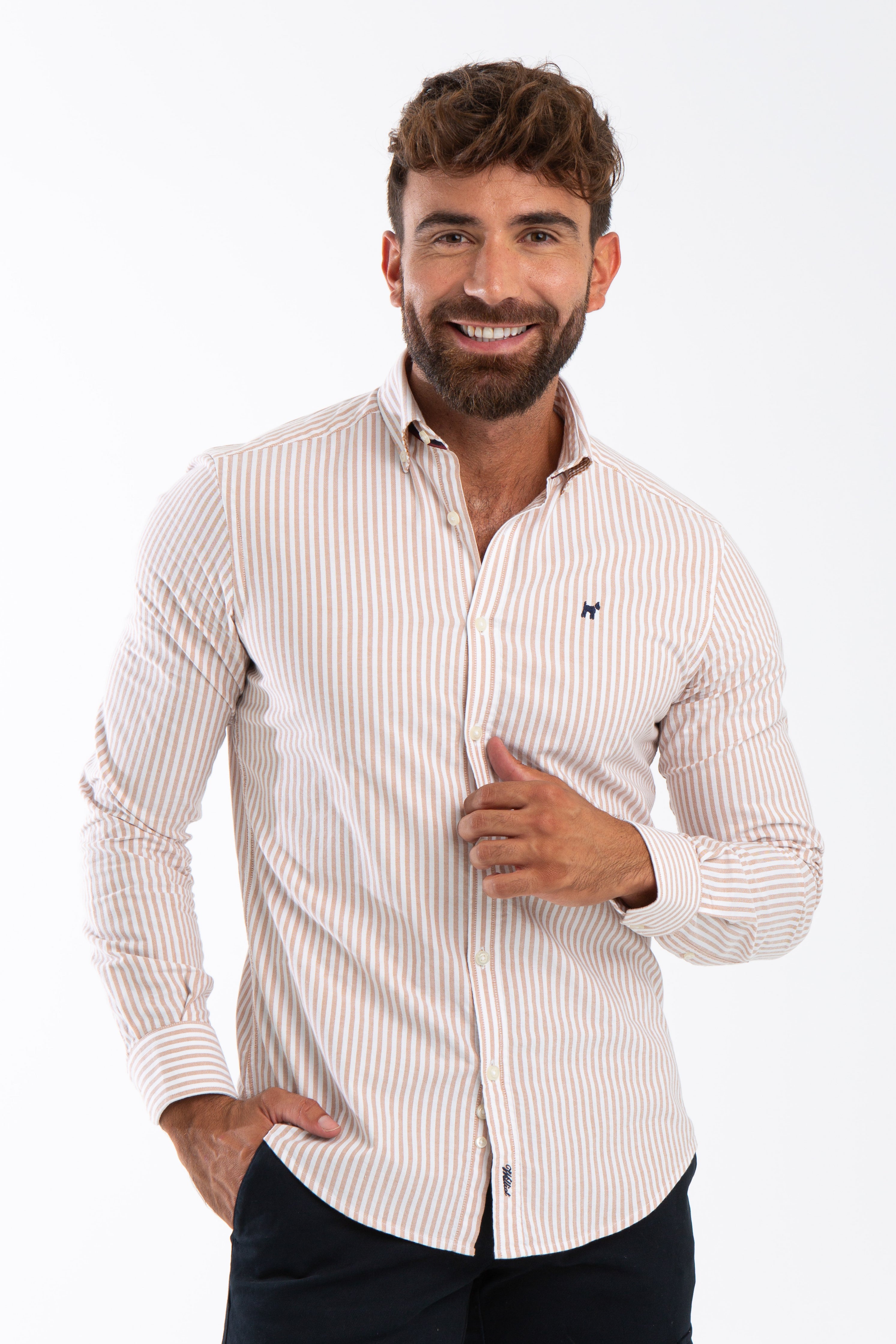 Camisa Raya Oxford Caldera Slim Fit