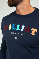 Jersey Williot Multicolor Tejido Toalla Marino