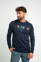 Jersey Williot Multicolor Tejido Toalla Marino