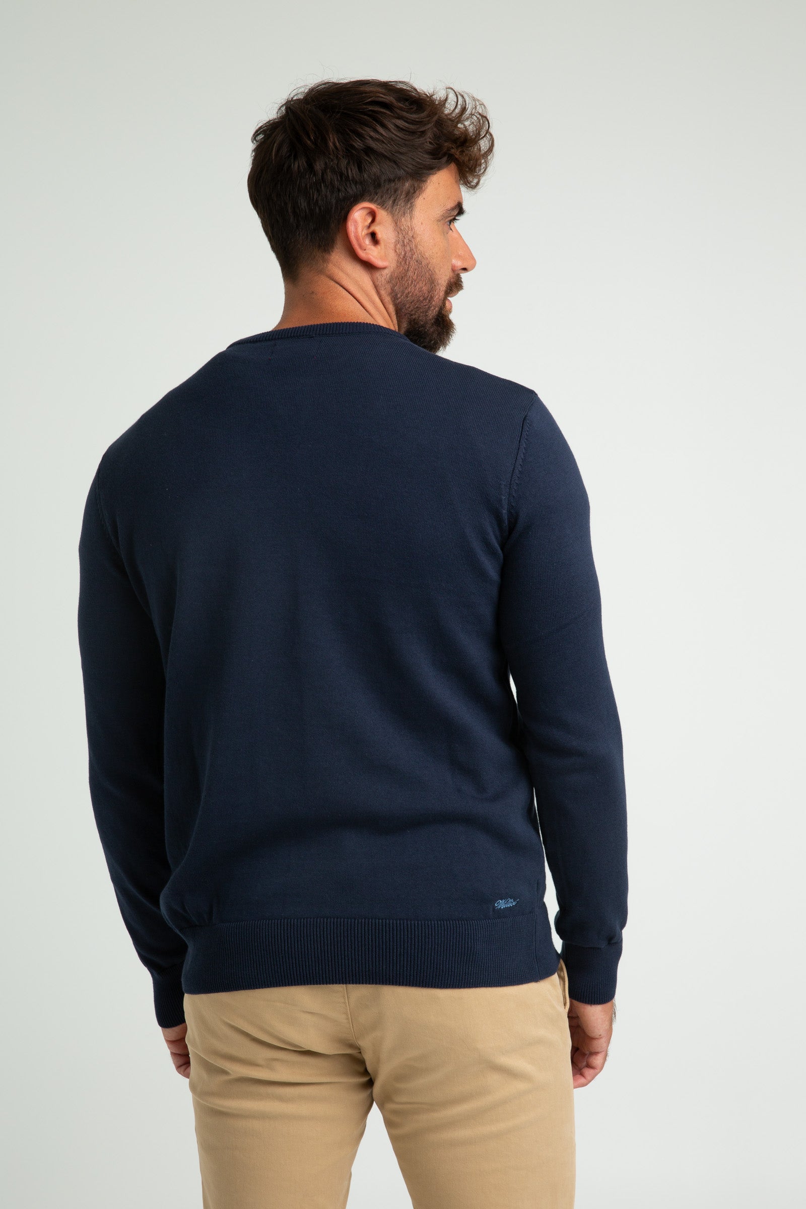 Jersey Cuello Redondo Marino