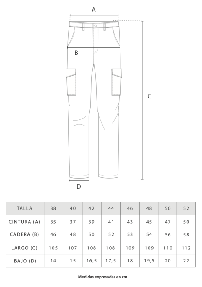 Pantalón Cargo Khaki