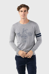 Jersey Mr Williot Londres Bordado Gris