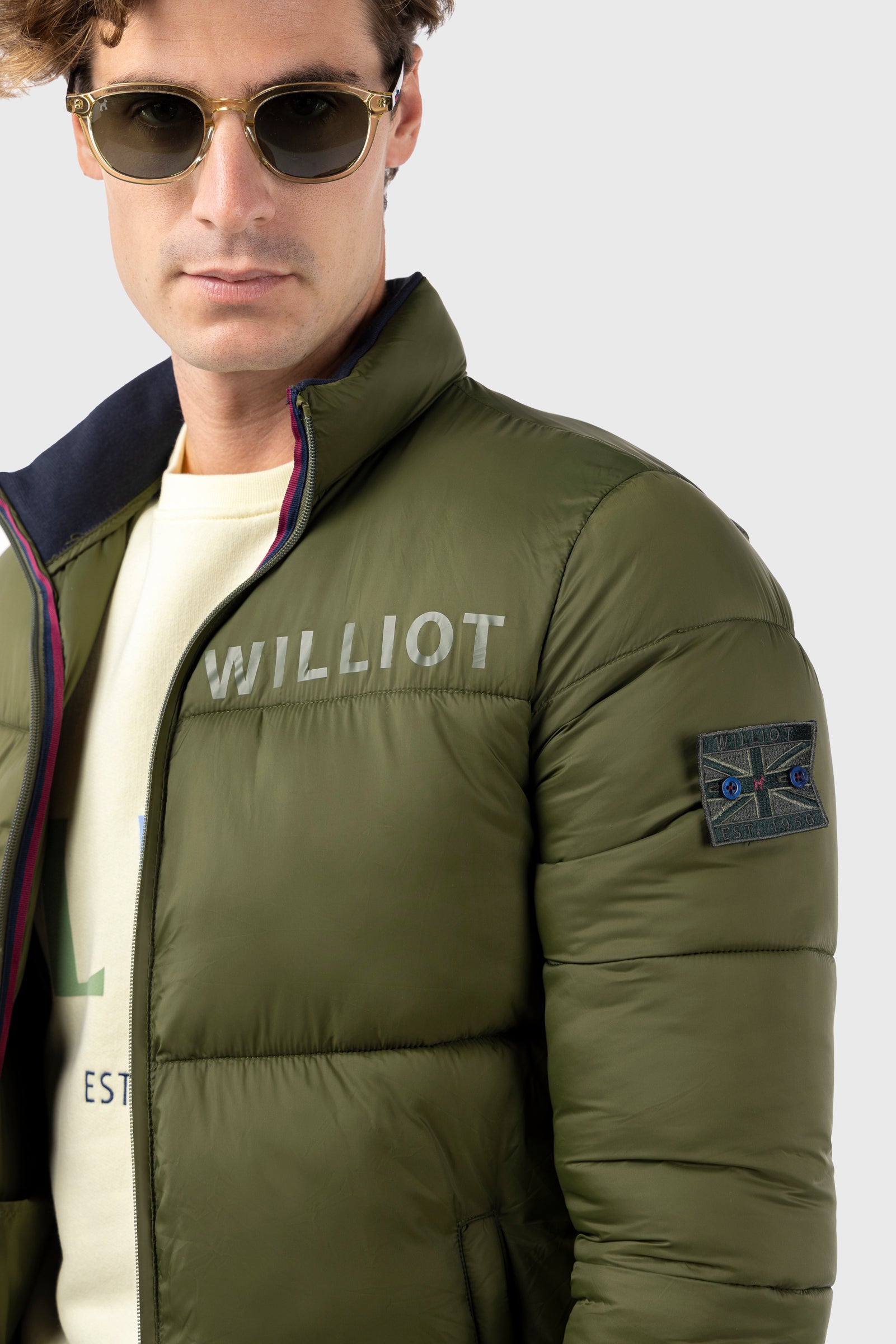 Chaqueta Acolchada Khaki