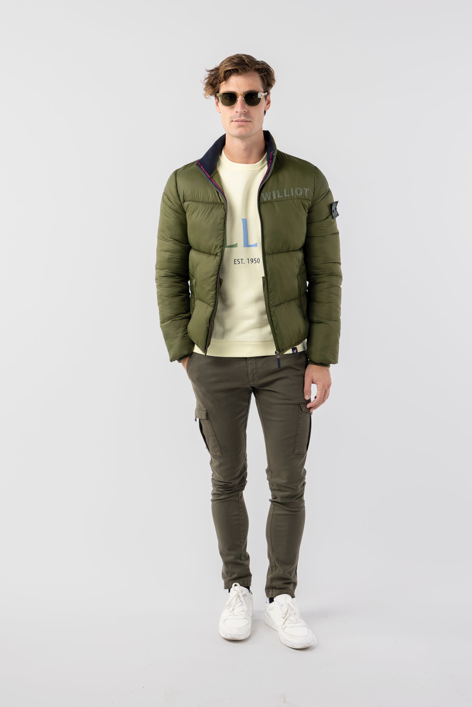 Chaqueta Acolchada Khaki