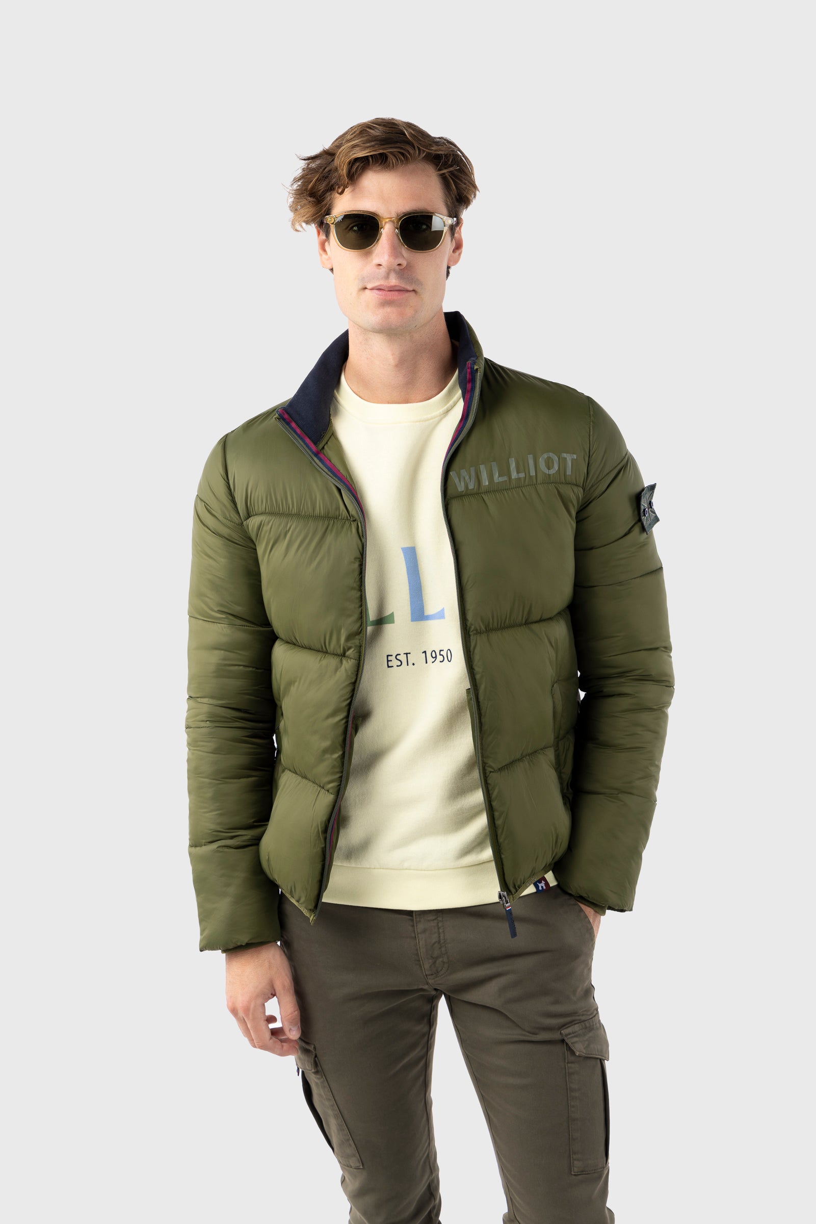 Chaqueta Acolchada Khaki