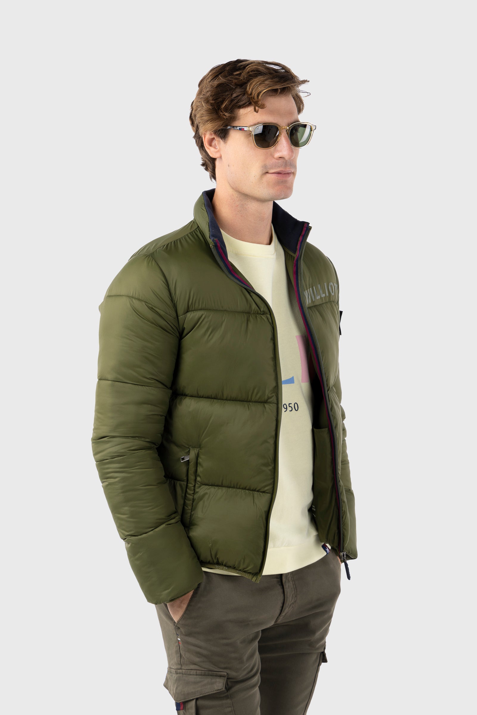 Chaqueta Acolchada Khaki