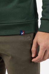 Sudadera Diseño Bordado Las Vegas Khaki Suave