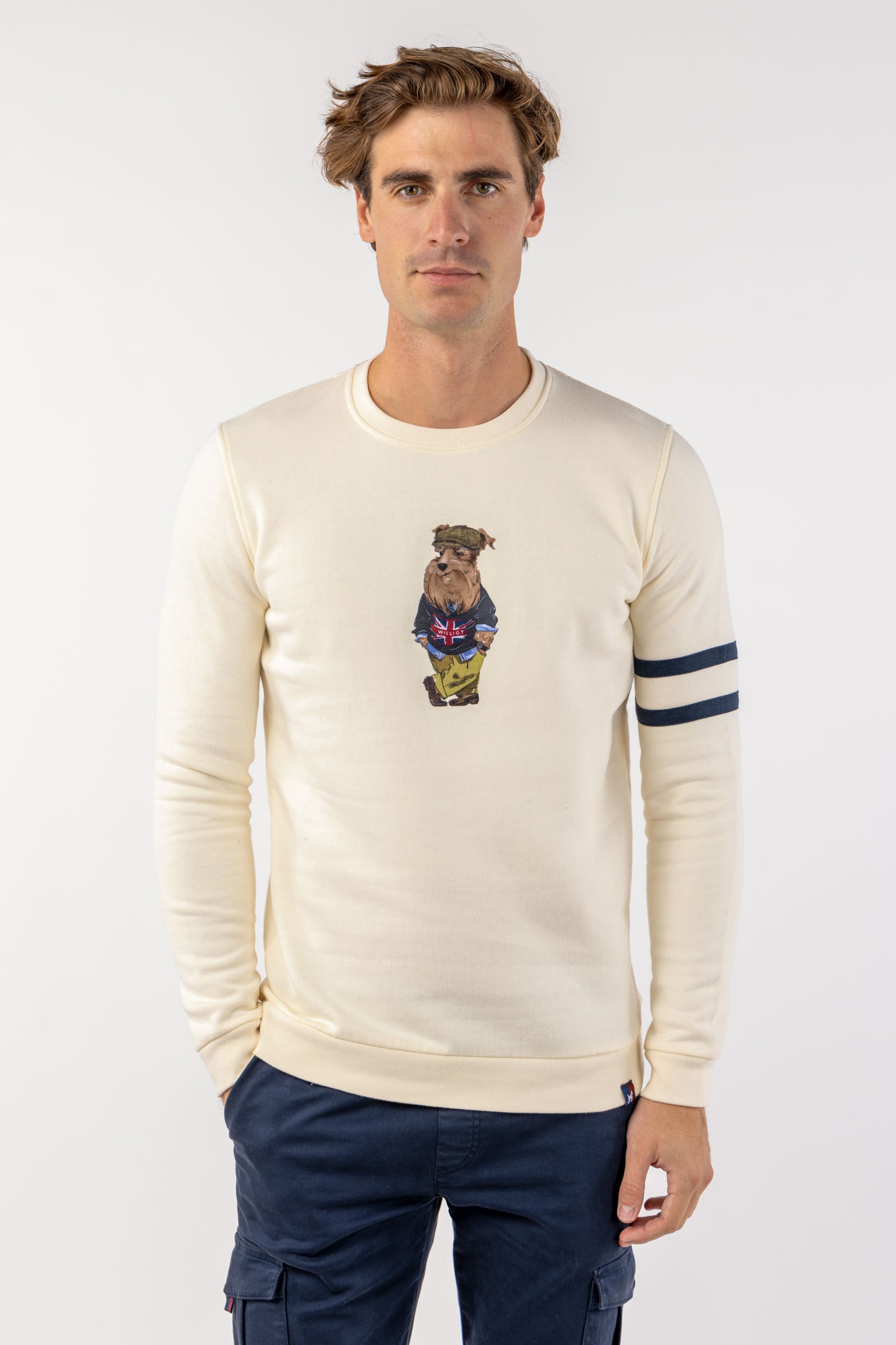 Sudadera Mr Williot London Crema