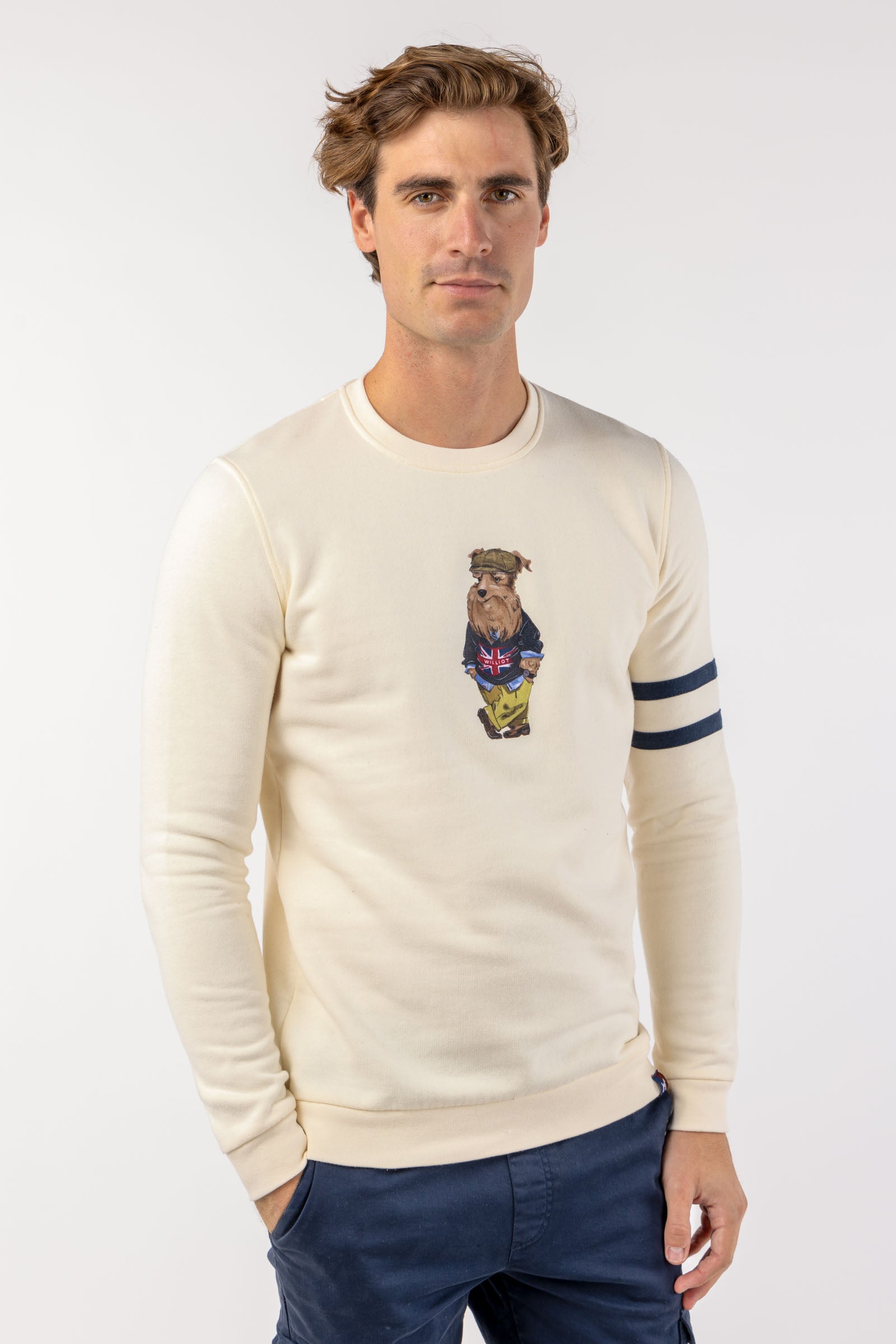 Sudadera Mr Williot London Crema
