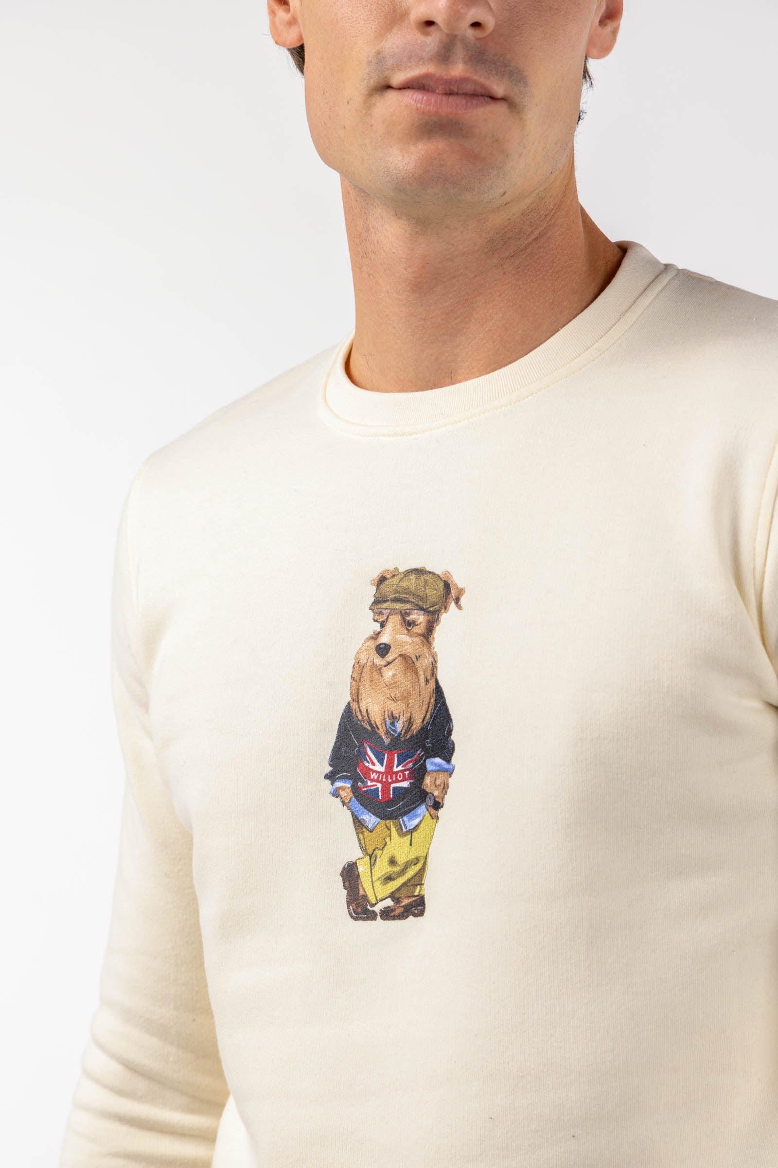 Sudadera Mr Williot London Crema
