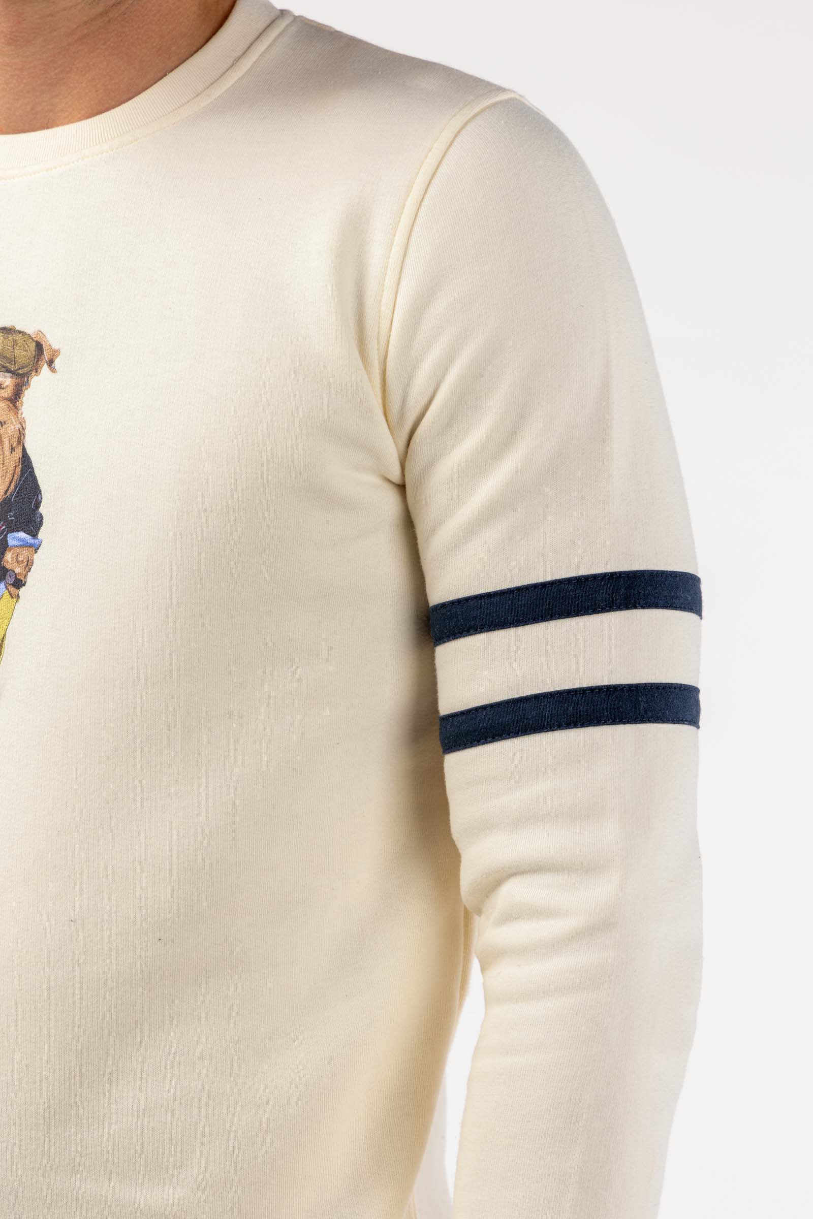 Sudadera Mr Williot London Crema