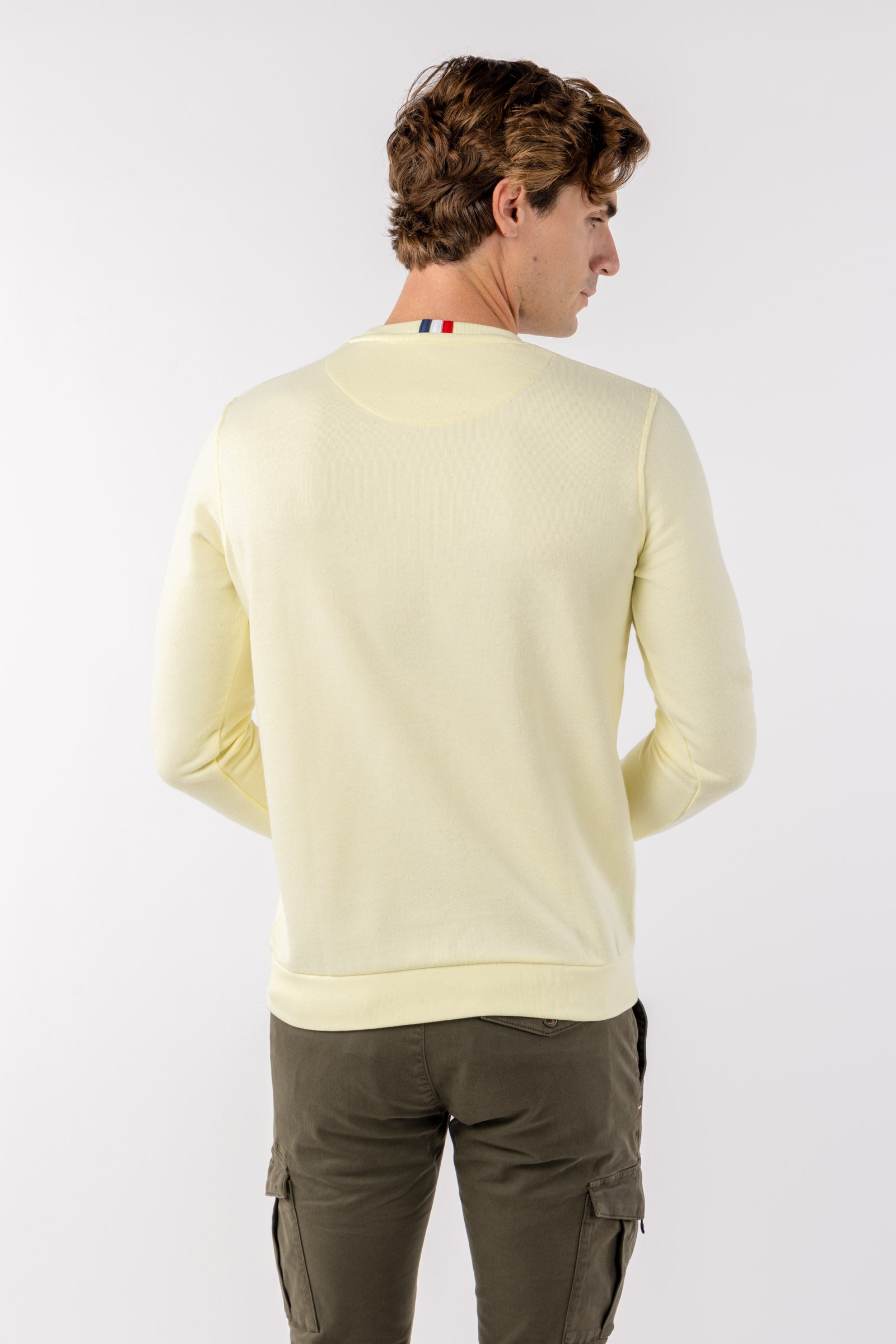 Sudadera Williot Pecho Multicolor Amarillo Pastel