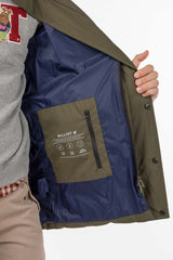 Parka Larga Tejido Técnico Khaki